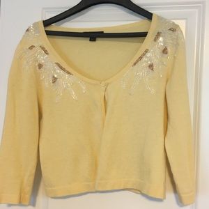 Elegant jeweled cardigan Banana Republic size sm